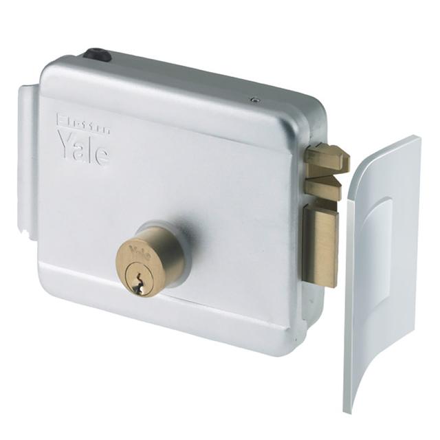 SERRATURA ELETTRICA YALE AD APPLICARE E60 mm SINISTRA DOPPIO CILINDRO FISSO VERNICIATA | Tecnomat SERRATURA ELETTRICA YALE AD APPLICARE E60 mm SINISTRA DOPPIO CILINDRO FISSO VERNICIATA | Tecnomat