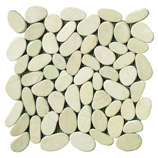 MOSAICO INT/EST RUBICONE WHITE 30x30x0,9 1 PEZZO SASSO FIUME | Tecnomat MOSAICO INT/EST RUBICONE WHITE 30x30x0,9 1 PEZZO SASSO FIUME | Tecnomat