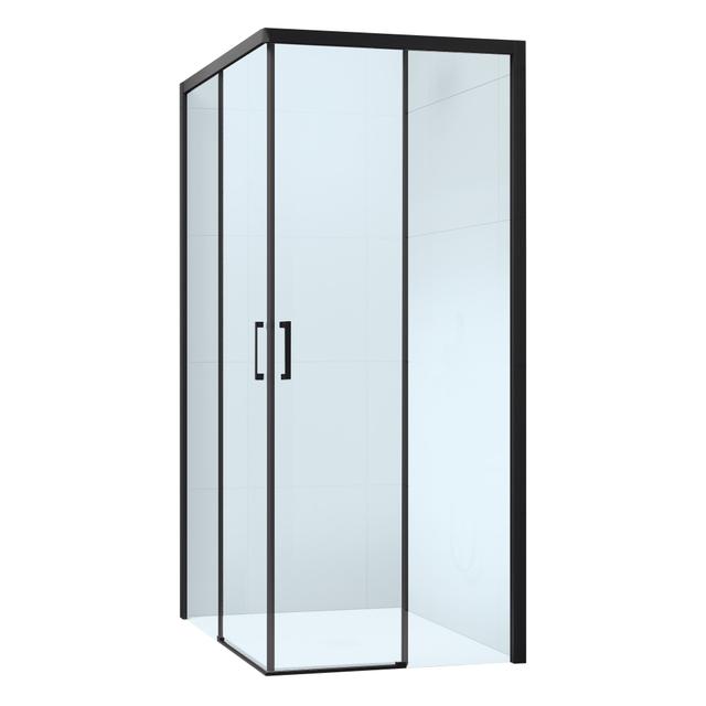 LATO FISSO PRIMA (87,5-89,5) H195 cm SINISTRO VETRO TRASPARENTE 6 mm PROFILI NERI | Tecnomat LATO FISSO PRIMA (87,5-89,5) H195 cm SINISTRO VETRO TRASPARENTE 6 mm PROFILI NERI - 2 | Tecnomat
