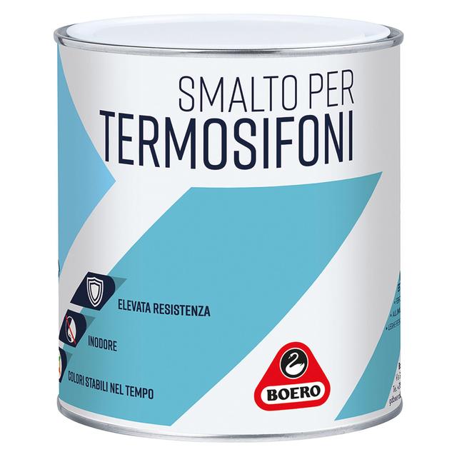 SMALTO ACQUA PER TERMOSIFONI BOERO 0,75 l BIANCO GRIGIO PRONTO USO 10-12 m² x 1 l | Tecnomat SMALTO ACQUA PER TERMOSIFONI BOERO 0,75 l BIANCO GRIGIO PRONTO USO 10-12 m² x 1 l | Tecnomat