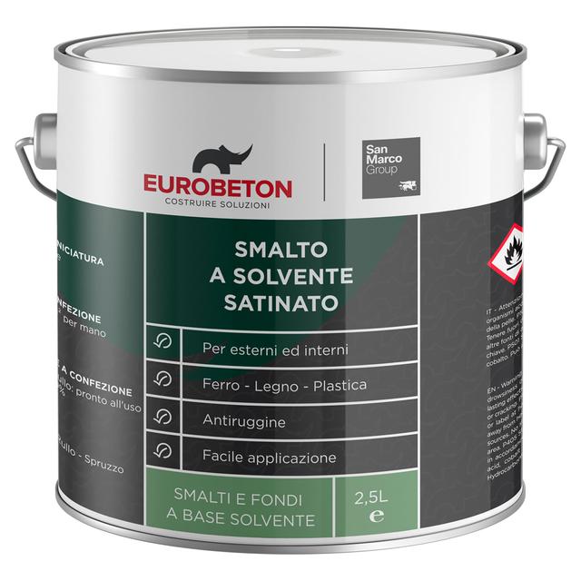 SMALTO SOLVENTE SATINATO EBSANMARCO 2,5l NERO 14 m² CON 1 l | Tecnomat SMALTO SOLVENTE SATINATO EBSANMARCO 2,5l NERO 14 m² CON 1 l | Tecnomat