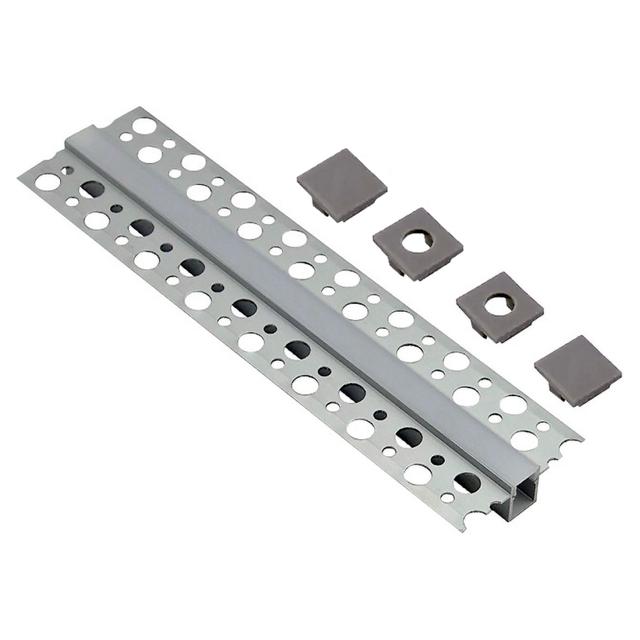 BARRA PER STRIP LED ECO DA INCASSO PER CARTONGESSO CON DIFFUSORE E ACCESSORI 2000x13,7x12,5 mm | Tecnomat BARRA PER STRIP LED ECO DA INCASSO PER CARTONGESSO CON DIFFUSORE E ACCESSORI 2000x13,7x12,5 mm - 2 | Tecnomat