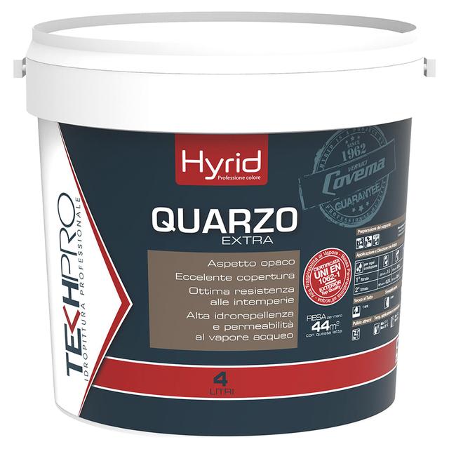 RIVESTIMENTO AL QUARZO EXTRA COVEMA BIANCO 4 l PER ESTERNO 5-6 m² CON 1 l A 2 MANI | Tecnomat RIVESTIMENTO AL QUARZO EXTRA COVEMA BIANCO 4 l PER ESTERNO 5-6 m² CON 1 l A 2 MANI | Tecnomat