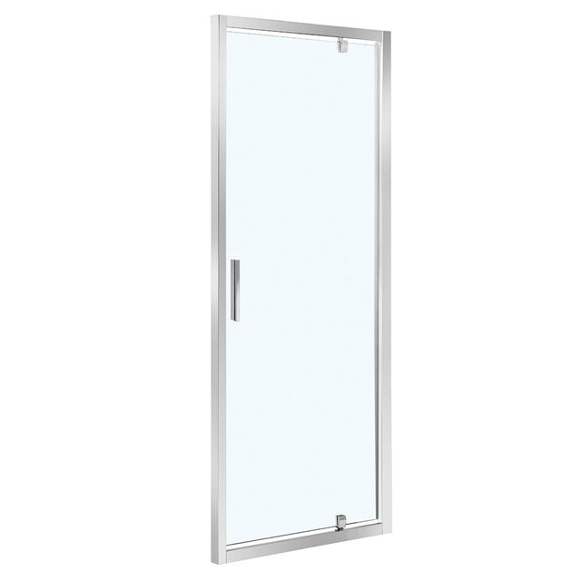 PORTA DOCCIA FENIS BATTENTE 88-92 cm H 190 cm VETRO TRASPARENTE 6mm PROFILI METALLO CROMATO | Tecnomat PORTA DOCCIA FENIS BATTENTE 88-92 cm H 190 cm VETRO TRASPARENTE 6mm PROFILI METALLO CROMATO - 2 | Tecnomat
