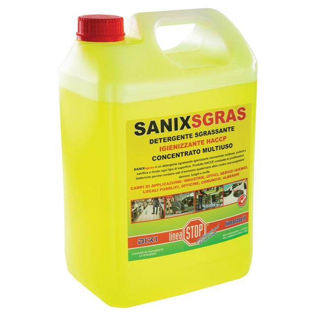 SGRASSANTE IGIENIZZANTE SANIX SGRAS 5 l HACCP INDUSTRIE UFFICI LOCALI PUBBLICI MULTIUSO | Tecnomat SGRASSANTE IGIENIZZANTE SANIX SGRAS 5 l HACCP INDUSTRIE UFFICI LOCALI PUBBLICI MULTIUSO - 2 | Tecnomat