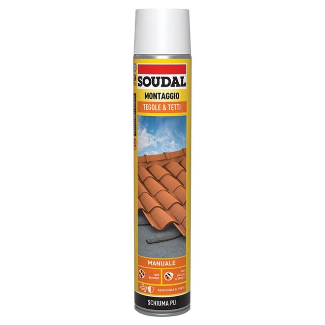 SCHIUMA POLIURETANICA SOUDAL TETTI ATTACCO MANUALE 750 ml | Tecnomat SCHIUMA POLIURETANICA SOUDAL TETTI ATTACCO MANUALE 750 ml - 2 | Tecnomat