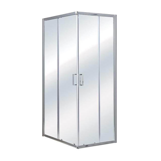 BOX DOCCIA LUIS RETTANGOLARE 70x90 cm H 190 cm PROFILI CROMO TEMPERATO TRASPARENTE 4 mm | Tecnomat BOX DOCCIA LUIS RETTANGOLARE 70x90 cm H 190 cm PROFILI CROMO TEMPERATO TRASPARENTE 4 mm - 2 | Tecnomat