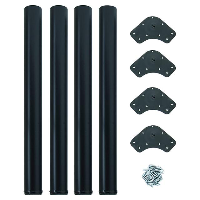 GAMBE PER TAVOLO REGOLABILI Ø 60 mm ALTEZZA 710-730 mm ACCIAIO NERO 4 PEZZI | Tecnomat GAMBE PER TAVOLO REGOLABILI Ø 60 mm ALTEZZA 710-730 mm ACCIAIO NERO 4 PEZZI | Tecnomat
