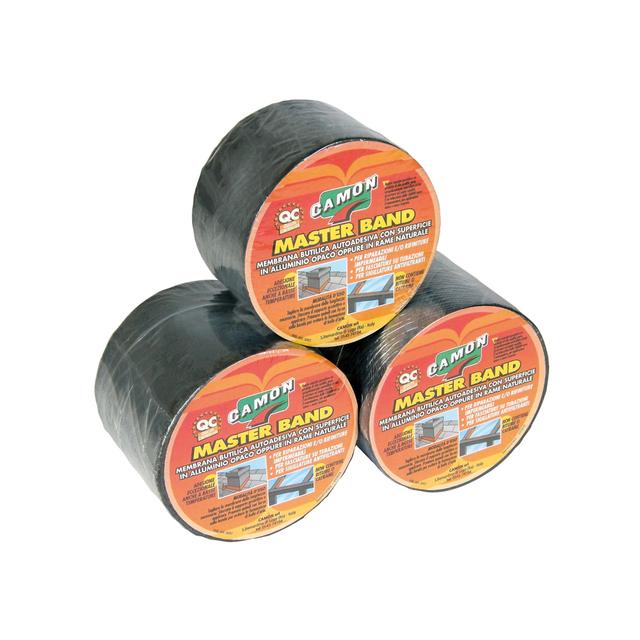 BANDA BUTILICA SUPERADESIVA MASTER BAND RIVESTITA IN ALLUMINIO OPACO 10 cm x 10 m | Tecnomat BANDA BUTILICA SUPERADESIVA MASTER BAND RIVESTITA IN ALLUMINIO OPACO 10 cm x 10 m | Tecnomat