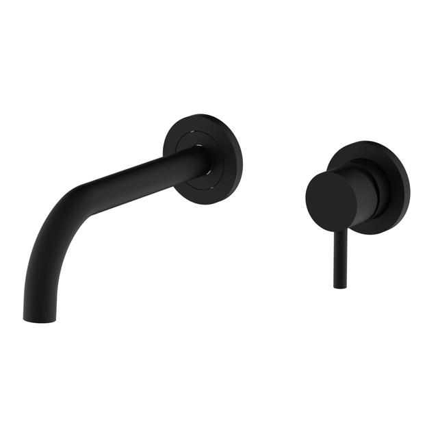 MISCELATORE LAVABO A PARETE TEOREMA KEO NERO OPACO CARTUCCIA ø 35 mm | Tecnomat MISCELATORE LAVABO A PARETE TEOREMA KEO NERO OPACO CARTUCCIA ø 35 mm | Tecnomat