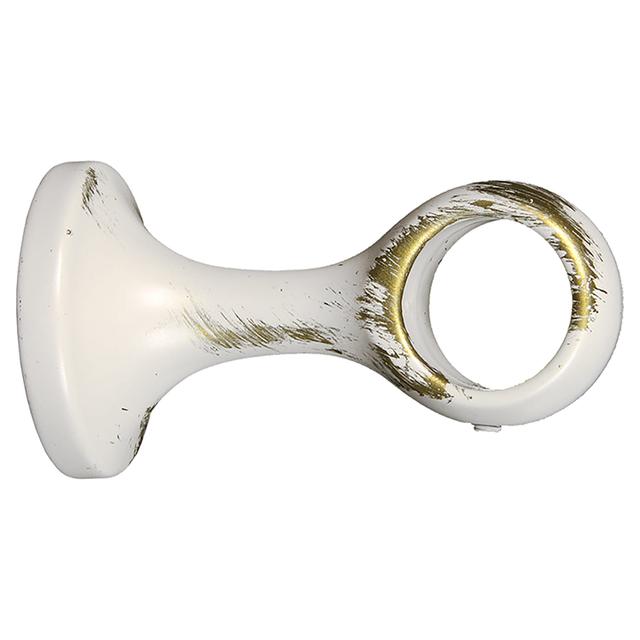 SUPPORTI MONOBLOCCO COLOR AVORIO / ORO 2 PEZZI PER BASTONE Ø 20 mm | Tecnomat SUPPORTI MONOBLOCCO COLOR AVORIO / ORO 2 PEZZI PER BASTONE Ø 20 mm | Tecnomat