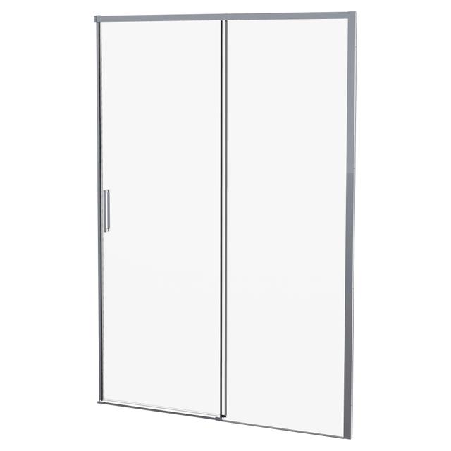 PORTA SENNA SCORREVOLE 117,5-120cm DX H 200 cm VETRO TEMPERATO 8mm TRASPARENTE PROFILI ARGENTO | Tecnomat PORTA SENNA SCORREVOLE 117,5-120cm DX H 200 cm VETRO TEMPERATO 8mm TRASPARENTE PROFILI ARGENTO | Tecnomat