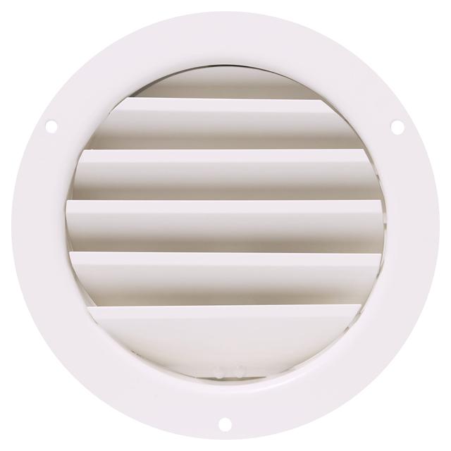 GRIGLIA CIRCOLARE A PARETE HBGM01D160 Ø160 mm LAMIERA STAMPATA BIANCA | Tecnomat GRIGLIA CIRCOLARE A PARETE HBGM01D160 Ø160 mm LAMIERA STAMPATA BIANCA - 2 | Tecnomat