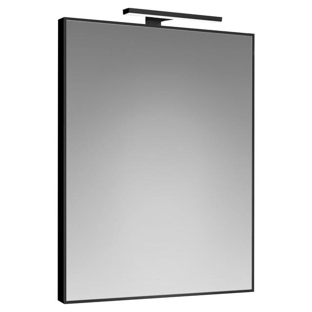 SPECCHIO BLACK 60x80cm (LxH) FILO LUCIDO REVERSIBILE TELAIO NERO LAMPADA LED LUCE FREDDA 5 W | Tecnomat SPECCHIO BLACK 60x80cm (LxH) FILO LUCIDO REVERSIBILE TELAIO NERO LAMPADA LED LUCE FREDDA 5 W | Tecnomat