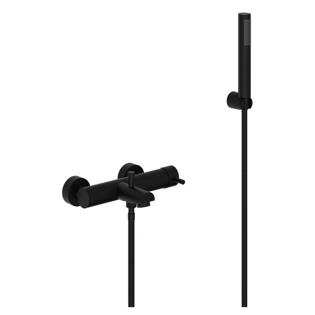 MISCELATORE VASCA ESTERNO TEOREMA KEO NERO OPACO CON DOTAZIONE CARTUCCIA ø 35 mm | Tecnomat MISCELATORE VASCA ESTERNO TEOREMA KEO NERO OPACO CON DOTAZIONE CARTUCCIA ø 35 mm - 2 | Tecnomat