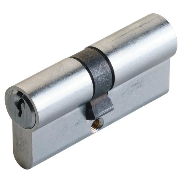 CILINDRO SAGOMATO SECUREMME KY MISURA 80 = 35+45 mm CROMO SATINATO | Tecnomat CILINDRO SAGOMATO SECUREMME KY MISURA 80 = 35+45 mm CROMO SATINATO - 2 | Tecnomat