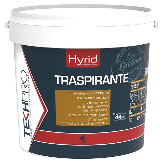 IDROPITTURA TRASPIRANTE COVEMA BIANCA 4 l PER BAGNI E CUCINE 5-6 m² CON 1 l A 2 MANI | Tecnomat IDROPITTURA TRASPIRANTE COVEMA BIANCA 4 l PER BAGNI E CUCINE 5-6 m² CON 1 l A 2 MANI | Tecnomat