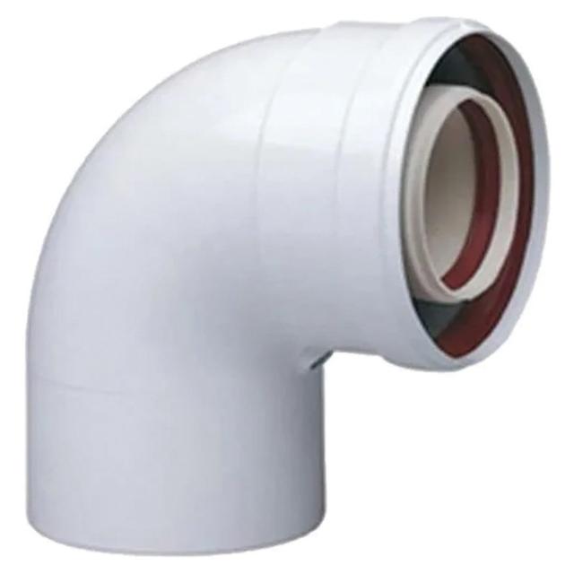 CURVA COASSIALE FUMI CALDAIA BAXI DUOTECH CONDENSENSAZIONE Ø 80 - 60 mm | Tecnomat CURVA COASSIALE FUMI CALDAIA BAXI DUOTECH CONDENSENSAZIONE Ø 80 - 60 mm - 2 | Tecnomat