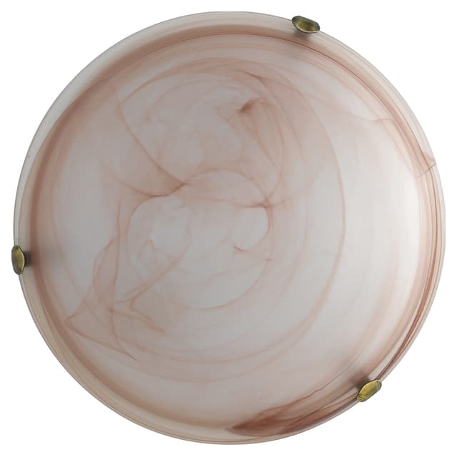 PLAFONIERA LUCE AMBIENTE DESIGN DUNA TABACCO 1xE27 FINO A 60W Ø30x8 cm | Tecnomat PLAFONIERA LUCE AMBIENTE DESIGN DUNA TABACCO 1xE27 FINO A 60W Ø30x8 cm - 2 | Tecnomat