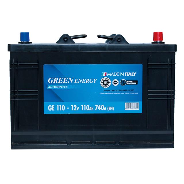 BATTERIA AUTOCARRO 110 Ah GREENENERGY SPUNTO 740A 343x172x230 mm (LxPxH) PESO 25,70 kg | Tecnomat BATTERIA AUTOCARRO 110 Ah GREENENERGY SPUNTO 740A 343x172x230 mm (LxPxH) PESO 25,70 kg - 2 | Tecnomat