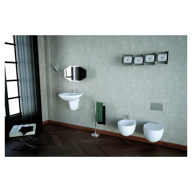 VASO SERIE AIR SOSPESO SENZA BRIDA IN CERAMICA BIANCA | Tecnomat VASO SERIE AIR SOSPESO SENZA BRIDA IN CERAMICA BIANCA | Tecnomat