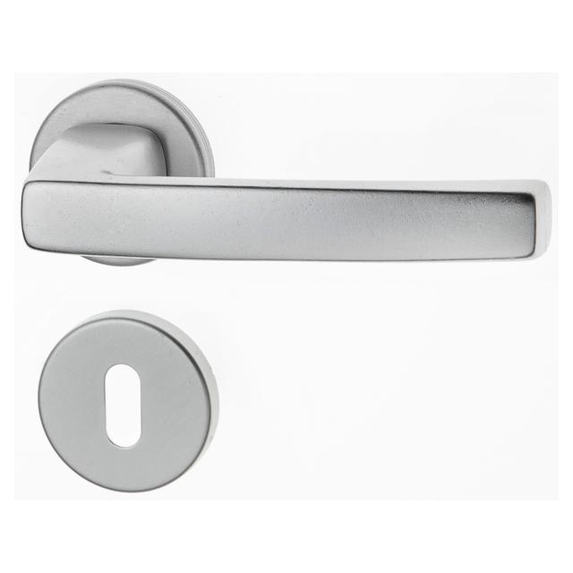 MANIGLIA A ROSETTA GHIDINI - SEVEN T ALLUMINIO ARGENTO QUADRO 8 mm | Tecnomat MANIGLIA A ROSETTA GHIDINI - SEVEN T ALLUMINIO ARGENTO QUADRO 8 mm | Tecnomat