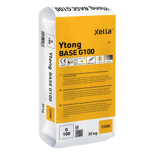 INTONACO DI FONDO YTONG BASE G100 25 kg PER INTERNO | Tecnomat INTONACO DI FONDO YTONG BASE G100 25 kg PER INTERNO - 2 | Tecnomat