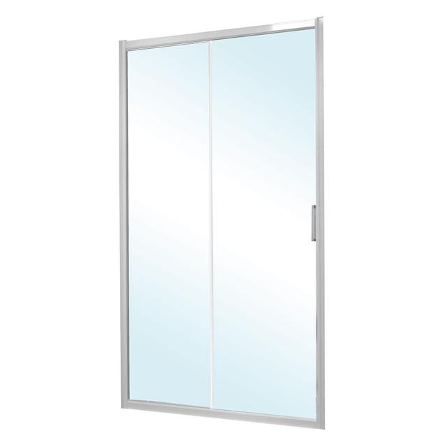 PORTA DOCCIA VITA SCORREVOLE 128-133H195 VETRO TEMPERATO TRASPARENTE 6 mm PROFILI ARGENTO LUCIDO | Tecnomat PORTA DOCCIA VITA SCORREVOLE 128-133H195 VETRO TEMPERATO TRASPARENTE 6 mm PROFILI ARGENTO LUCIDO - 2 | Tecnomat