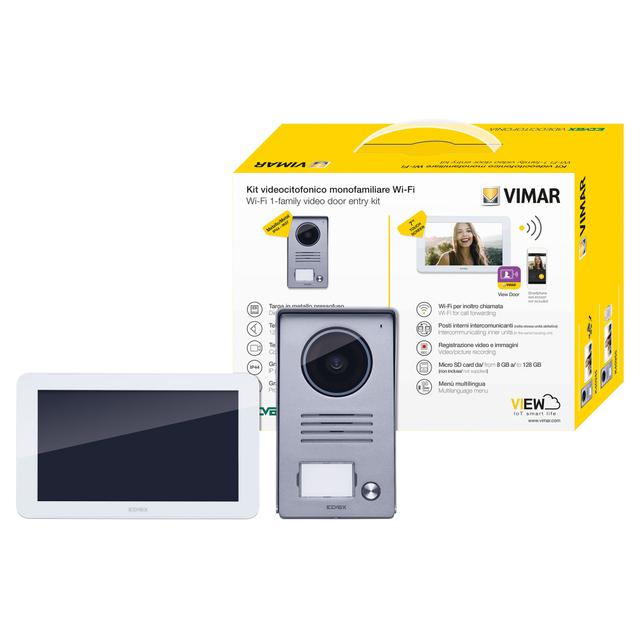 KIT VIDEOCITOFONICO VIMAR K40955 WIFI SCHERMO DA 7" 2 FILI CON ALIMENTATORE DA BARRA DIN | Tecnomat KIT VIDEOCITOFONICO VIMAR K40955 WIFI SCHERMO DA 7" 2 FILI CON ALIMENTATORE DA BARRA DIN | Tecnomat