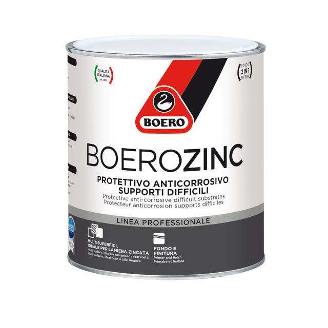 SMALTO SUPPORTI DIFFICILI BOERO 0,75 l BOEROZINC ALLUMINIO ANTICO 9 - 10 m²/l PRONTO USO | Tecnomat SMALTO SUPPORTI DIFFICILI BOERO 0,75 l BOEROZINC ALLUMINIO ANTICO 9 - 10 m²/l PRONTO USO - 2 | Tecnomat
