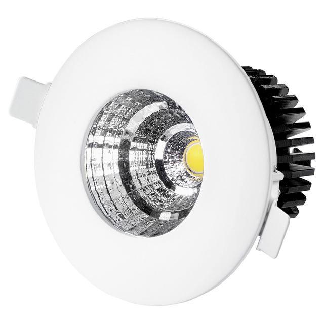 FARETTO INCASSO TONDO FISSO BIANCO LED COB 6W 4000K 580 lumen IP20 Ø 90xH 43mm FORO Ø75 mm | Tecnomat FARETTO INCASSO TONDO FISSO BIANCO LED COB 6W 4000K 580 lumen IP20 Ø 90xH 43mm FORO Ø75 mm | Tecnomat
