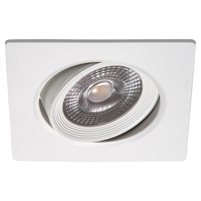 FARETTO INCASSO 7W QUADRATO PLASTICA BIANCO 3000K 455 lumen Ø73 mm (LxLxA) 90x90x45 | Tecnomat FARETTO INCASSO 7W QUADRATO PLASTICA BIANCO 3000K 455 lumen Ø73 mm (LxLxA) 90x90x45 - 2 | Tecnomat
