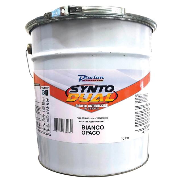 SMALTO SOLVENTE SYNTODUAL 10LT BIANCO OPACO | Tecnomat SMALTO SOLVENTE SYNTODUAL 10LT BIANCO OPACO - 2 | Tecnomat