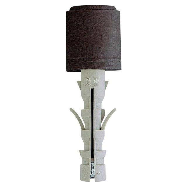 FERMAPORTE FRIULSIDER NERO Ø 20 mm PVC TASSELLO NYLON Ø 9x40 mm 4 PEZZI | Tecnomat FERMAPORTE FRIULSIDER NERO Ø 20 mm PVC TASSELLO NYLON Ø 9x40 mm 4 PEZZI - 2 | Tecnomat