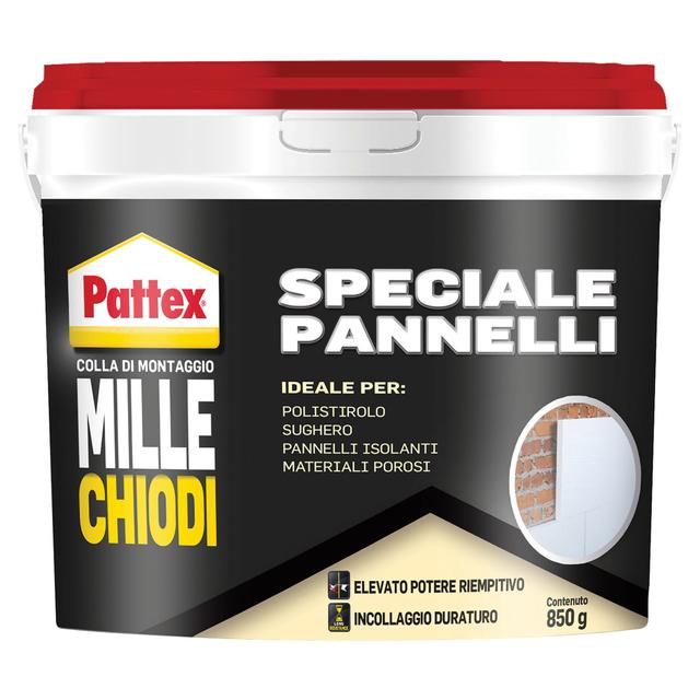 COLLA PATTEX MILLECHIODI PANNELLI 850 g POLISTIROLO SUGHERO PANNELLI E MATERIALI POROSI | Tecnomat COLLA PATTEX MILLECHIODI PANNELLI 850 g POLISTIROLO SUGHERO PANNELLI E MATERIALI POROSI | Tecnomat