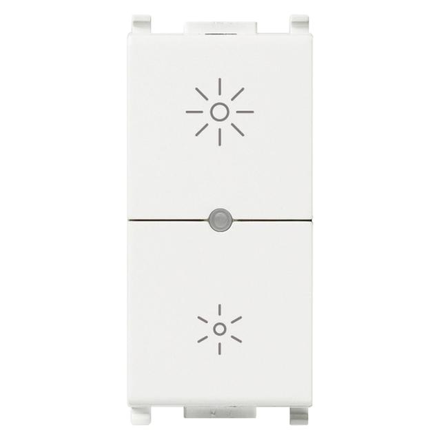 INTERRUTTORE DIMMER SMART VIMAR PLANA BIANCO PER LED 2 - 200W ILLUMINATO RGB | Tecnomat INTERRUTTORE DIMMER SMART VIMAR PLANA BIANCO PER LED 2 - 200W ILLUMINATO RGB | Tecnomat