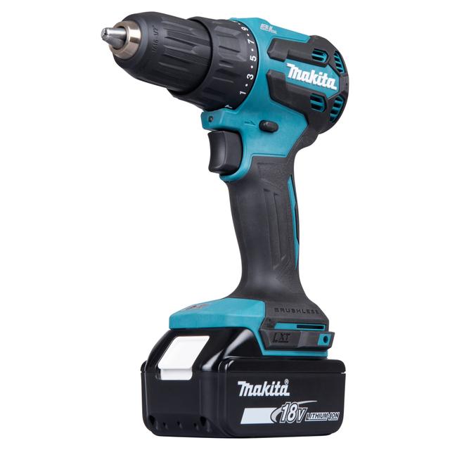 TRAPANO BATTENTE MAKITA 18V DHP490RFJ 2 BATTERIE LITIO 3,0 Ah BRUSHLESS PESO 1,4 kg | Tecnomat TRAPANO BATTENTE MAKITA 18V DHP490RFJ 2 BATTERIE LITIO 3,0 Ah BRUSHLESS PESO 1,4 kg - 2 | Tecnomat