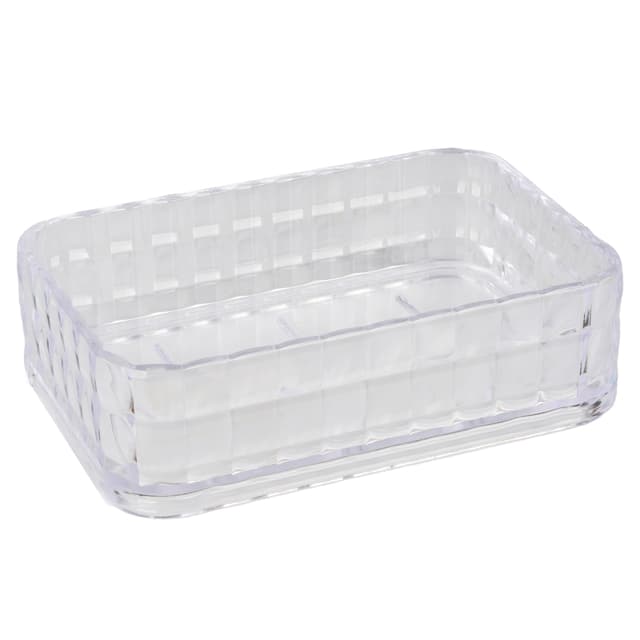 PORTASAPONE SERIE LADY IN PLASTICA TRASPARENTE COLORE BIANCO | Tecnomat PORTASAPONE SERIE LADY IN PLASTICA TRASPARENTE COLORE BIANCO - 2 | Tecnomat