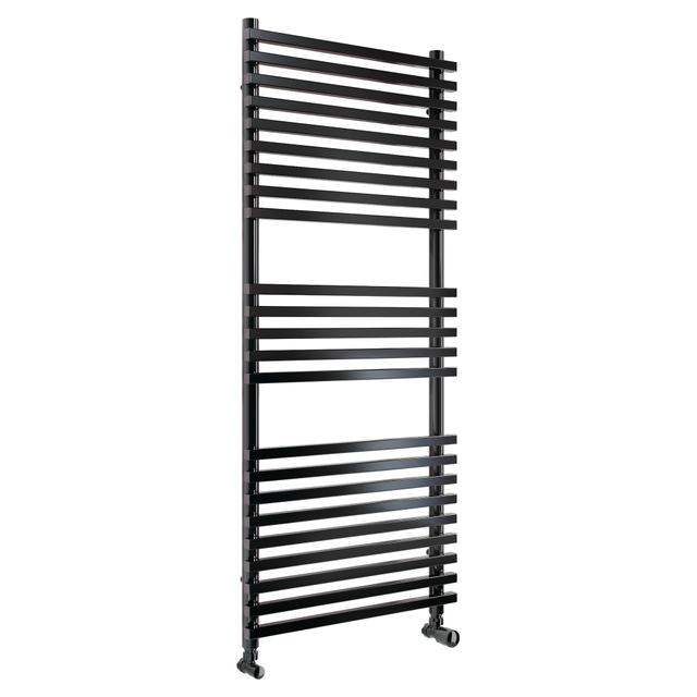 TERMOARREDO TRAPANI 1170x500 mm (HxL) INTERASSE 450 mm 578 WATT QUADRATO BLACK NICHEL | Tecnomat TERMOARREDO TRAPANI 1170x500 mm (HxL) INTERASSE 450 mm 578 WATT QUADRATO BLACK NICHEL - 2 | Tecnomat