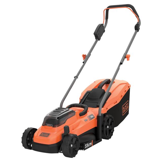 TOSAERBA BATTERIA 18 V B&D BCMW33184L2- QW TAGLIO 33 cm 2 BATTERIE LITIO DA 4 Ah | Tecnomat TOSAERBA BATTERIA 18 V B&D BCMW33184L2- QW TAGLIO 33 cm 2 BATTERIE LITIO DA 4 Ah | Tecnomat