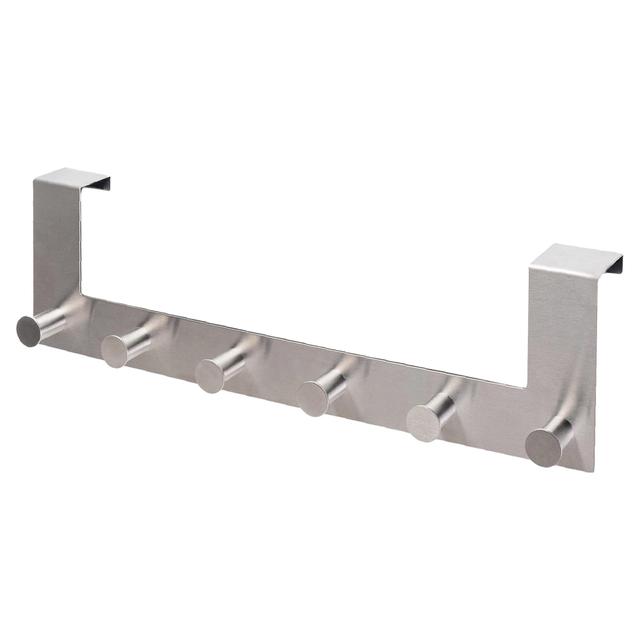 APPENDIABITI 6 GANCI IN ACCIAIO INOX SATINATO 395x110x77 mm | Tecnomat APPENDIABITI 6 GANCI IN ACCIAIO INOX SATINATO 395x110x77 mm - 2 | Tecnomat