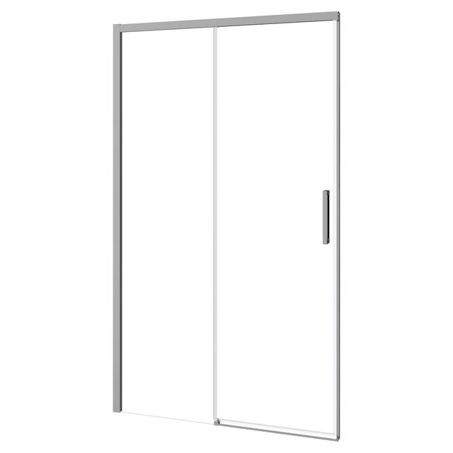PORTA ELBA SCORREVOLE 137,5-140cm SX H 200 cm VETRO TEMPERATO 6mm TRASPARENTE PROFILI ARGENTO | Tecnomat PORTA ELBA SCORREVOLE 137,5-140cm SX H 200 cm VETRO TEMPERATO 6mm TRASPARENTE PROFILI ARGENTO | Tecnomat