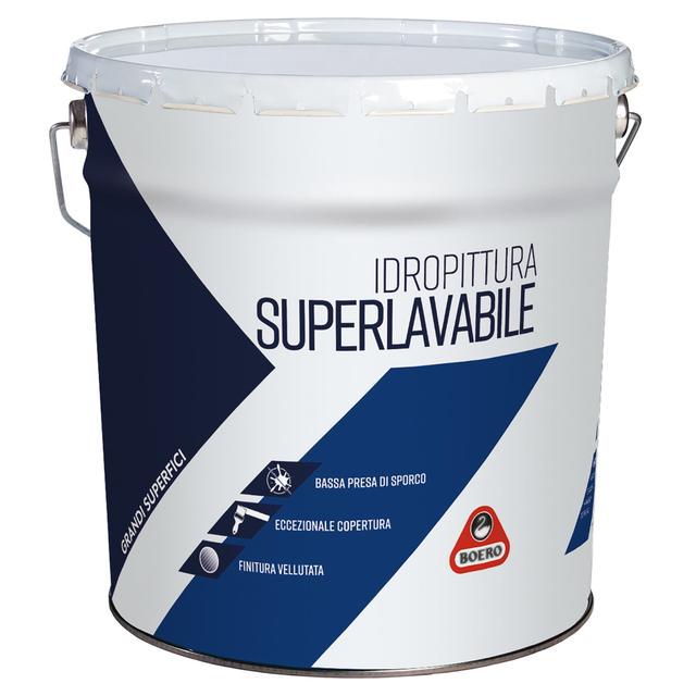 IDROPITTURA SUPERLAVABILE BOERO BIANCA 4l PER SOGGIORNI CAMERE 6-7 m² CON 1 l A 2 MANI | Tecnomat IDROPITTURA SUPERLAVABILE BOERO BIANCA 4l PER SOGGIORNI CAMERE 6-7 m² CON 1 l A 2 MANI | Tecnomat