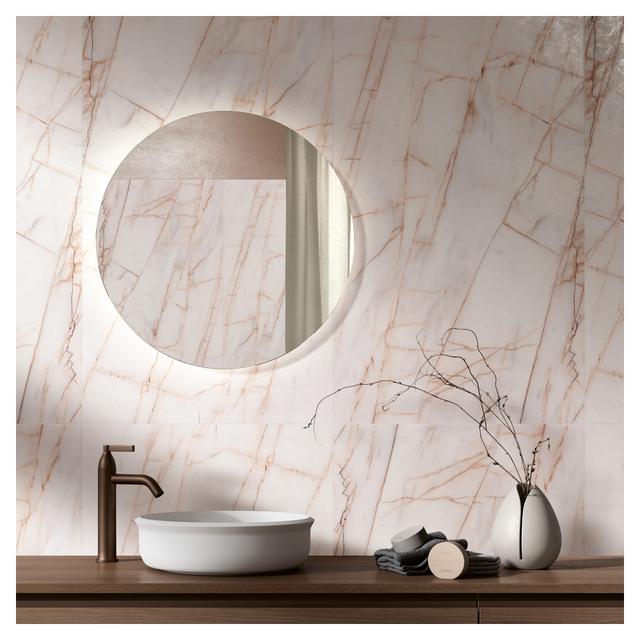 PAVIMENTO INTERNO MARMO ROSA 60x120x0,95 cm PEI 5 R10 RETT GRES PORCELLANATO | Tecnomat PAVIMENTO INTERNO MARMO ROSA 60x120x0,95 cm PEI 5 R10 RETT GRES PORCELLANATO | Tecnomat