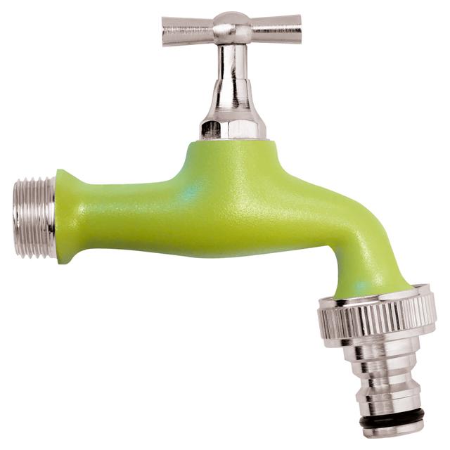RUBINETTO STANDARD VERNICIATO VERDE CON INNESTO RAPIDO 1/2" | Tecnomat RUBINETTO STANDARD VERNICIATO VERDE CON INNESTO RAPIDO 1/2" - 2 | Tecnomat