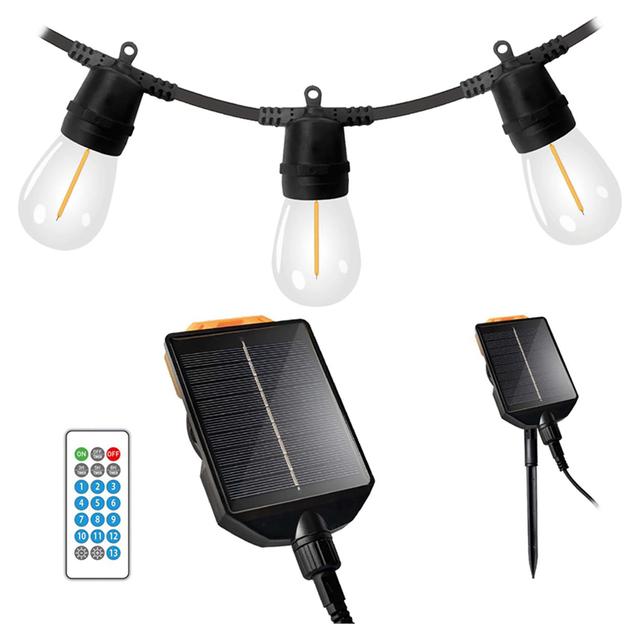 CATENA SOLARE SUPREMA 5W 2700K 10 LUCI 5m CON TELECOMANDO IP44 | Tecnomat CATENA SOLARE SUPREMA 5W 2700K 10 LUCI 5m CON TELECOMANDO IP44 - 2 | Tecnomat