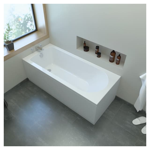 KIT PANNELLO E PIEDINI PER VASCHE LINTON E BOSTON DA 160 cm IN ACRILICO BIANCO | Tecnomat KIT PANNELLO E PIEDINI PER VASCHE LINTON E BOSTON DA 160 cm IN ACRILICO BIANCO - 2 | Tecnomat