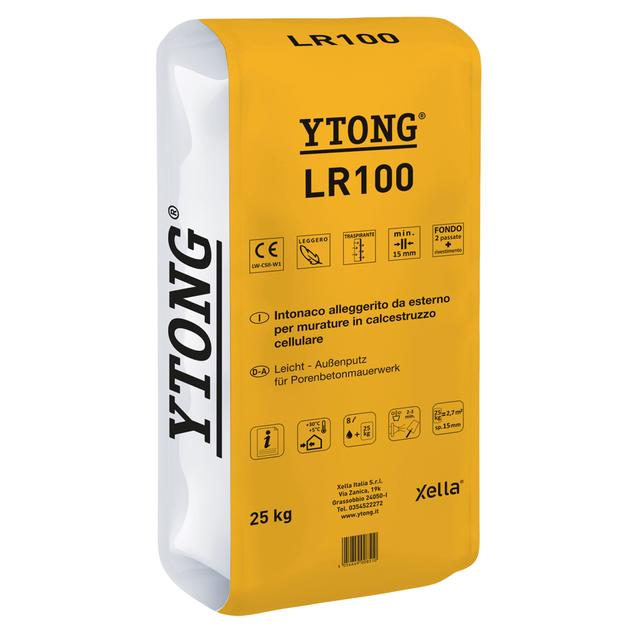 INTONACO ALLEGGERITO YTONG LR100 25 kg PER ESTERNO | Tecnomat INTONACO ALLEGGERITO YTONG LR100 25 kg PER ESTERNO - 2 | Tecnomat