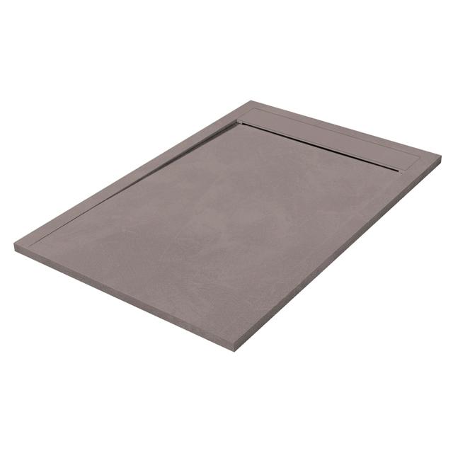PIATTO DOCCIA SERIE HIGH MARMORESINA SPATOLATO TORTORA 70x140 H 3 cm PILETTA Ø 90 mm | Tecnomat PIATTO DOCCIA SERIE HIGH MARMORESINA SPATOLATO TORTORA 70x140 H 3 cm PILETTA Ø 90 mm | Tecnomat