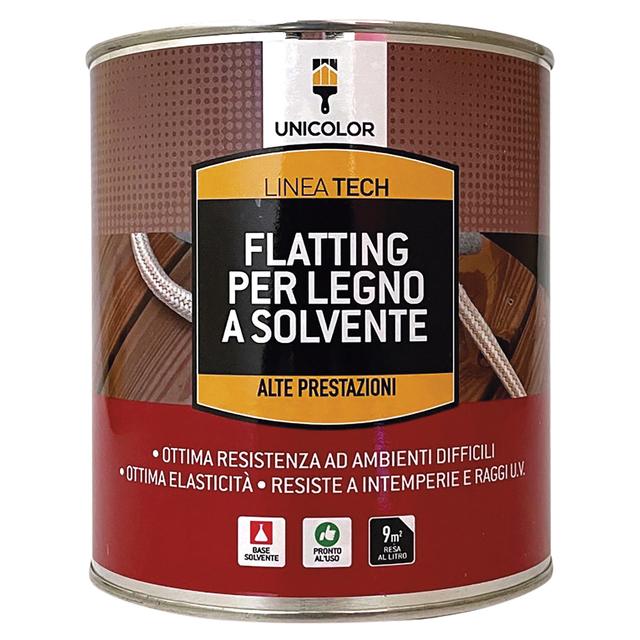 FLATTING LUCIDO SOLVENTE UNICOLOR 0,75 l TRASPARENTE PRONTO USO 16-20 m² CON 1 l | Tecnomat FLATTING LUCIDO SOLVENTE UNICOLOR 0,75 l TRASPARENTE PRONTO USO 16-20 m² CON 1 l | Tecnomat